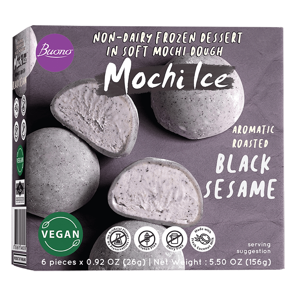 Mochi cu inghetata de susan negru 156g